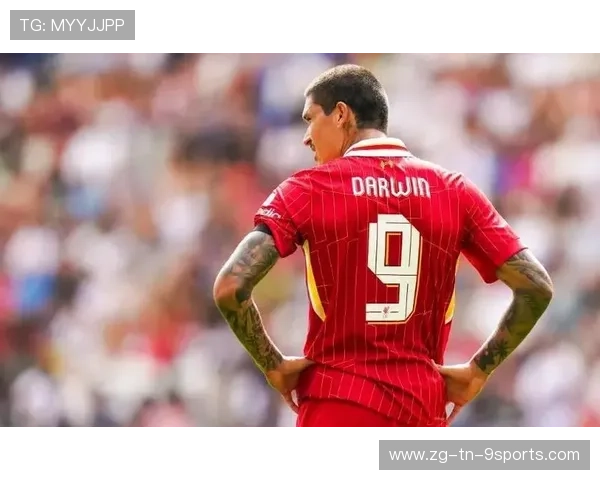 利物浦反击力度十足，努涅斯顺势停球后劲射未果